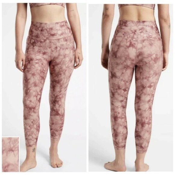 ATHLETA Salutation Stash II 7/8 Pocket Tight Medium Palermo Riptide - Picture 1 of 9